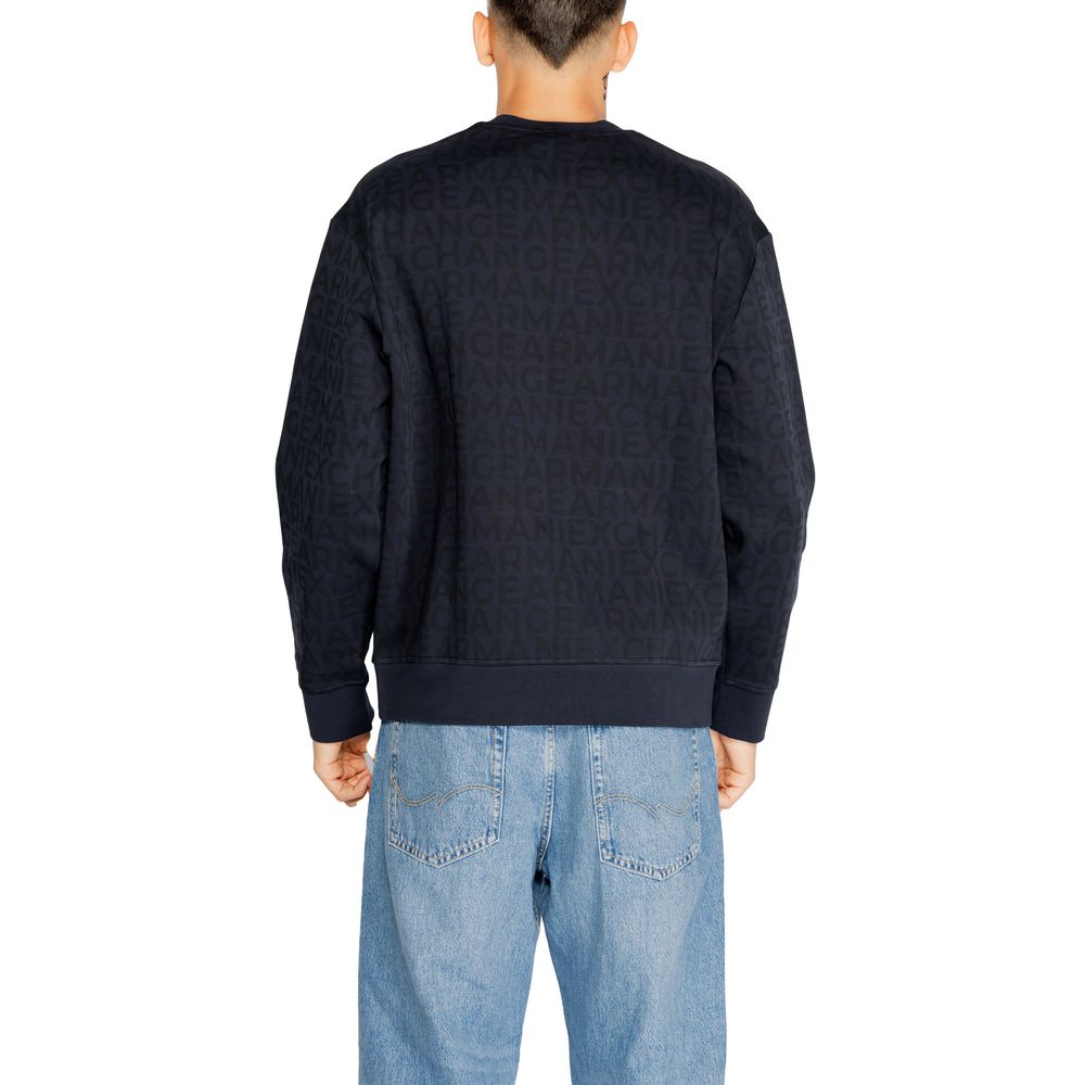 Felpa in cotone blu