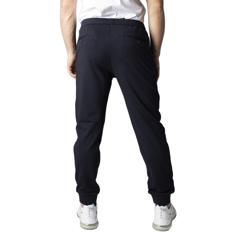 Pantaloni skinny in viscosa blu