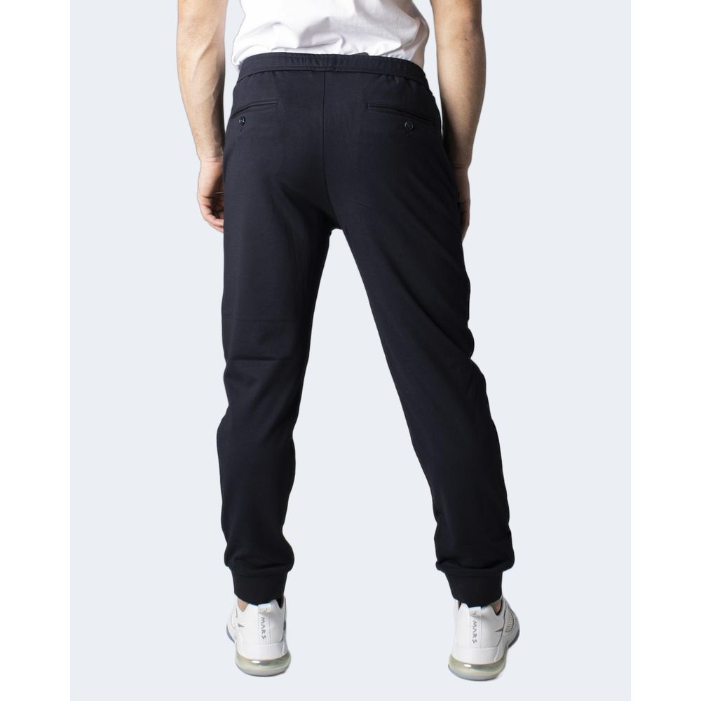Pantaloni skinny in viscosa blu