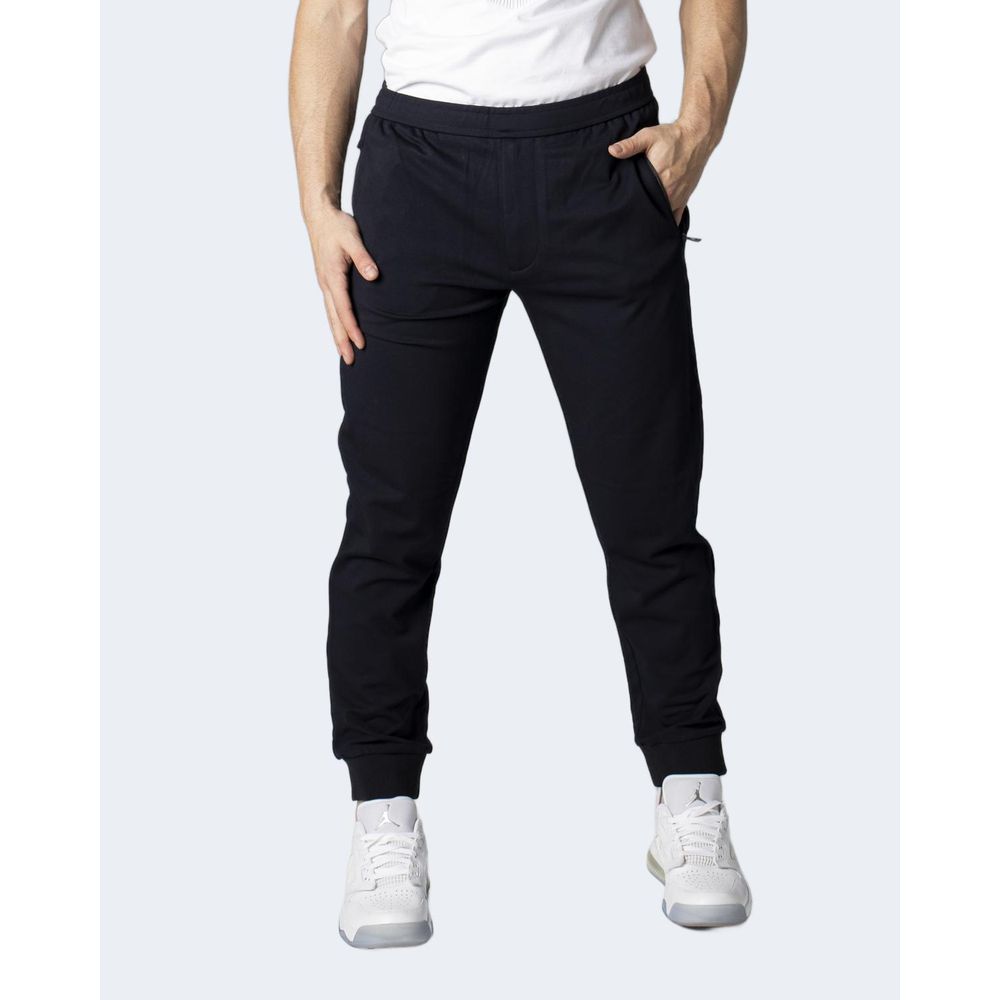 Pantaloni skinny in viscosa blu