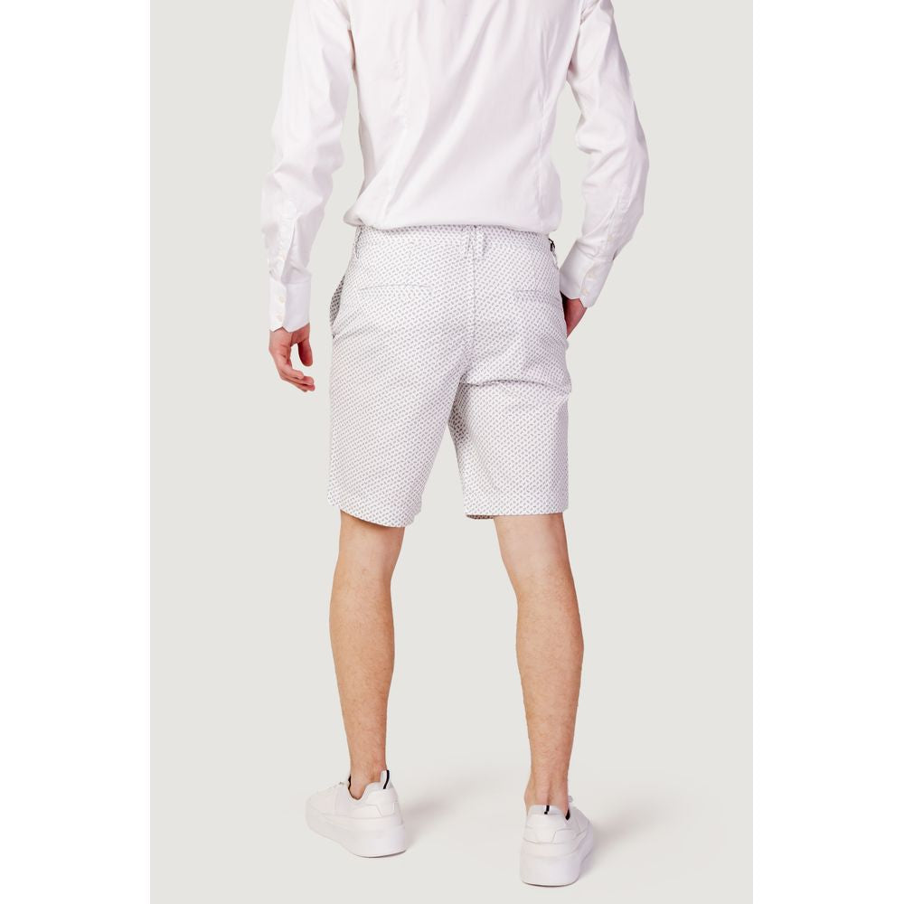 Bermuda di cotone bianco