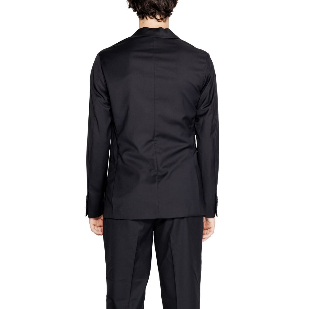 Blazer in poliestere nero