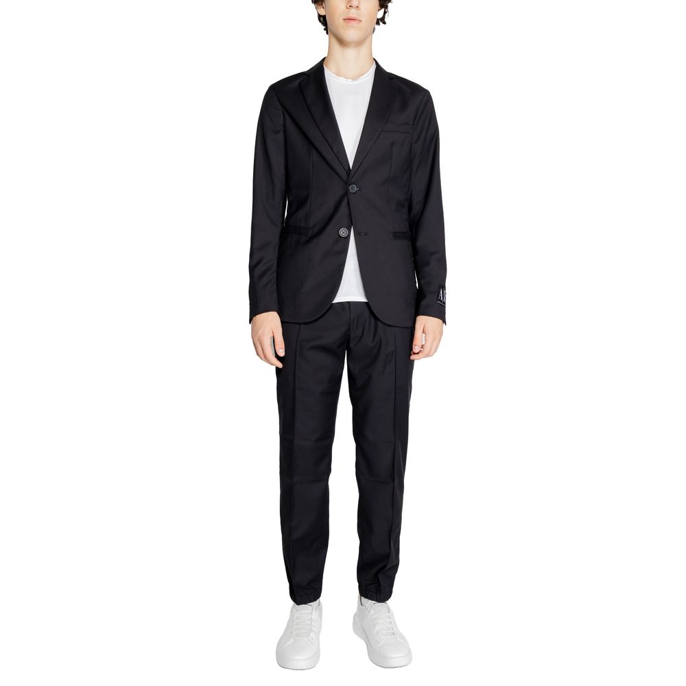 Blazer in poliestere nero