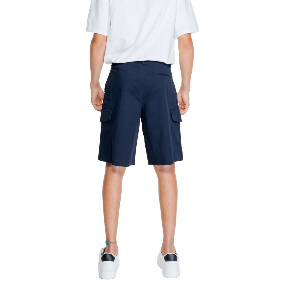 Bermuda di cotone blu