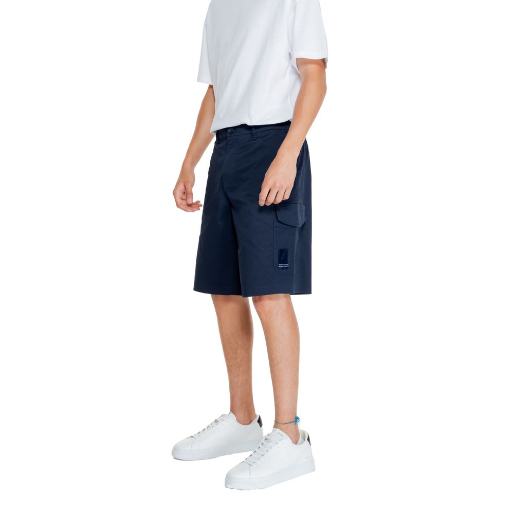 Bermuda di cotone blu