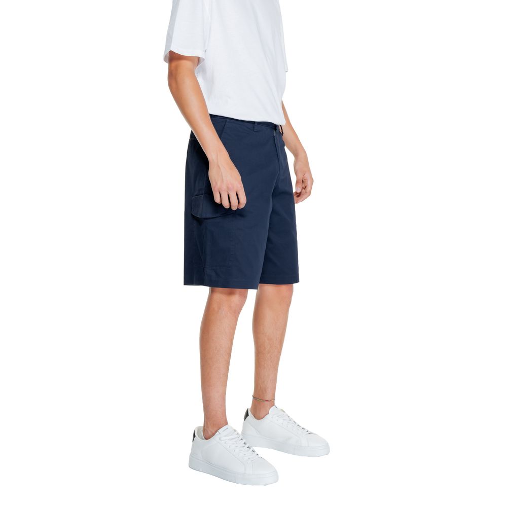 Bermuda di cotone blu