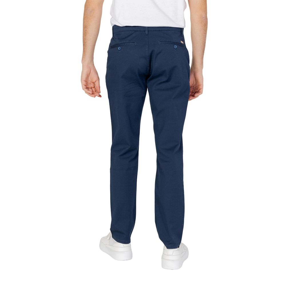 Pantaloni di cotone blu