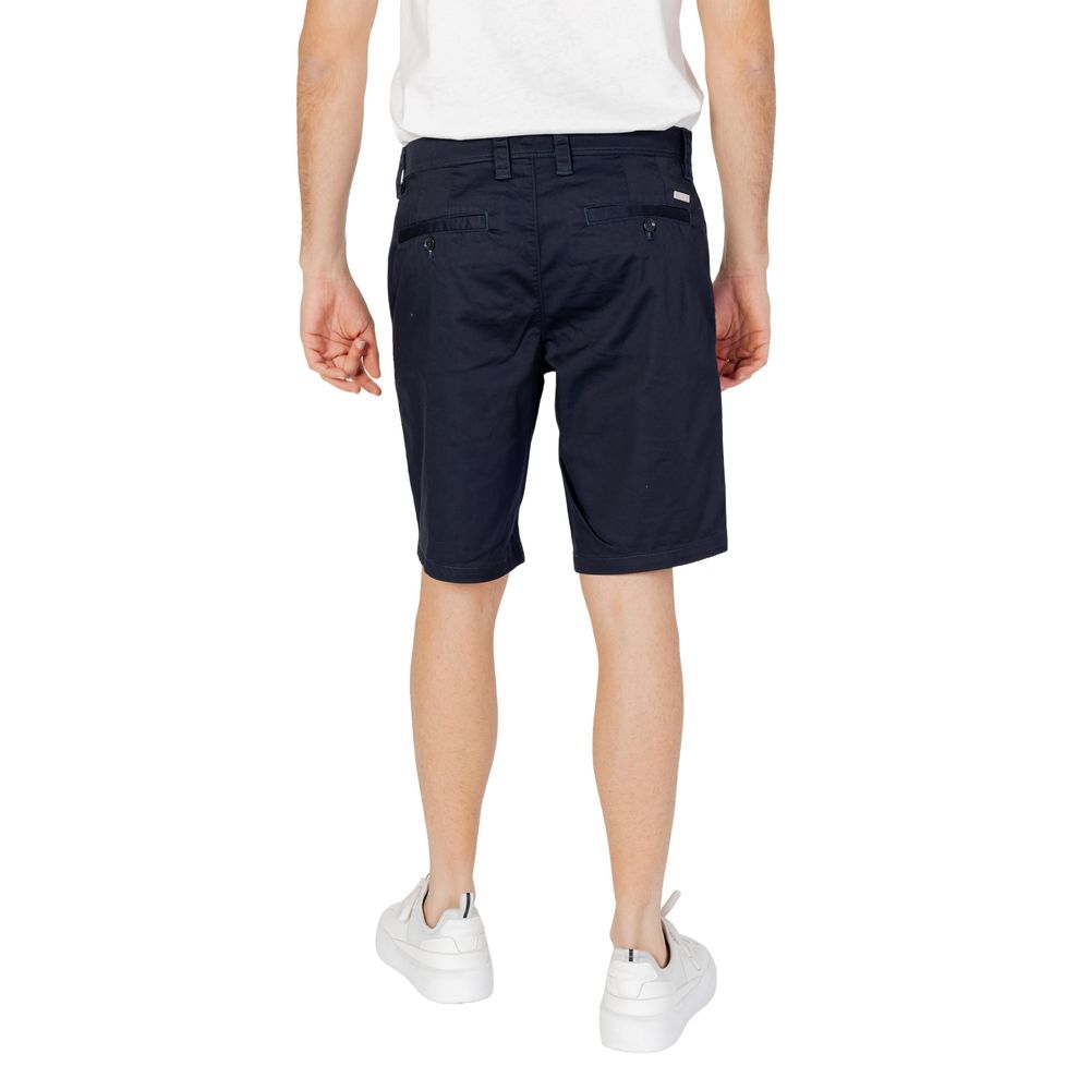 Bermuda di cotone blu