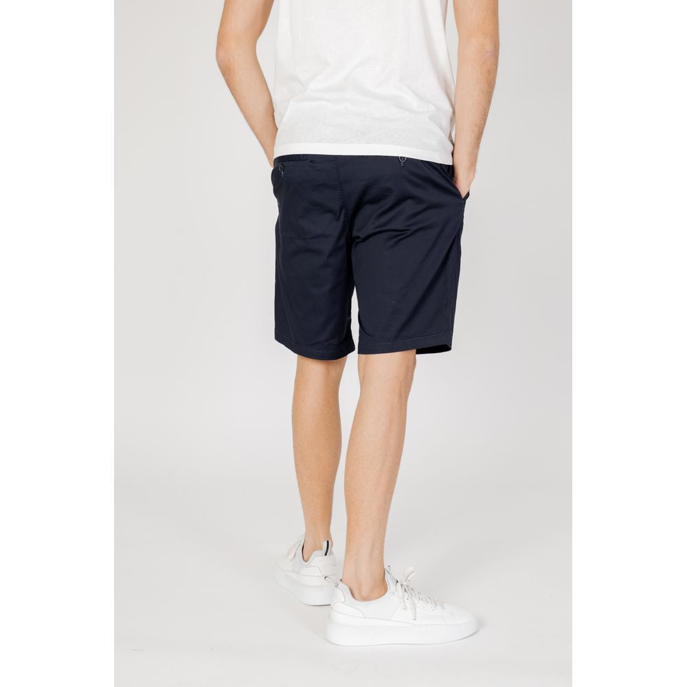 Bermuda di cotone blu