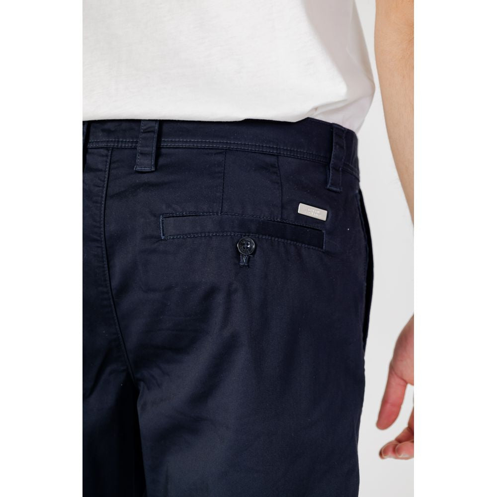Bermuda di cotone blu