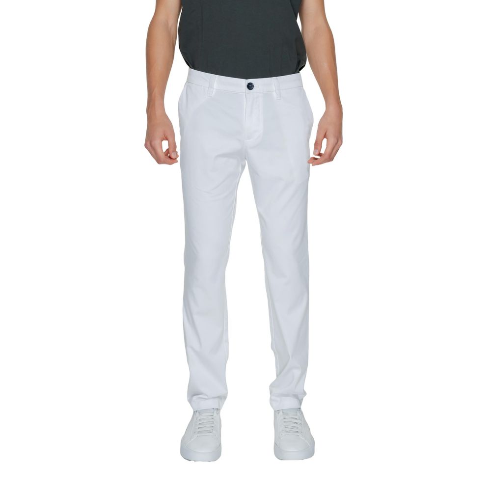Pantaloni di cotone bianco
