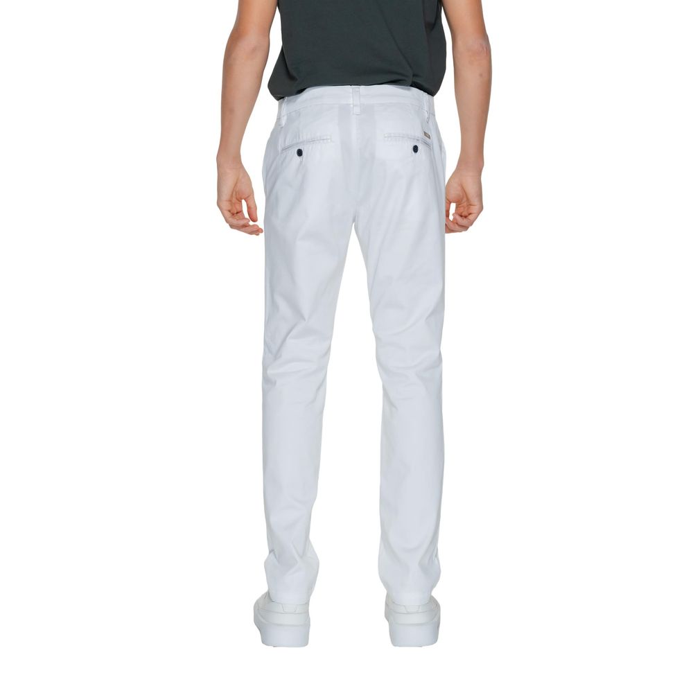 Pantaloni di cotone bianco