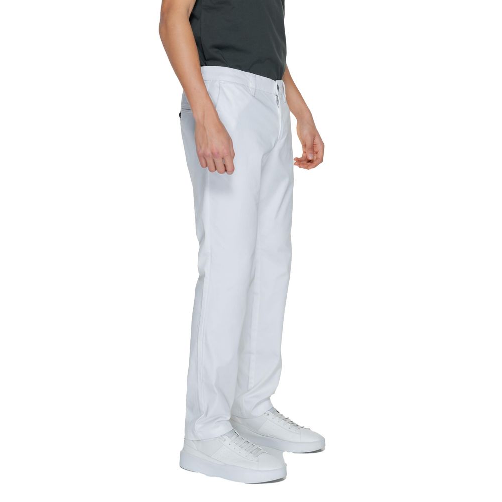 Pantaloni di cotone bianco