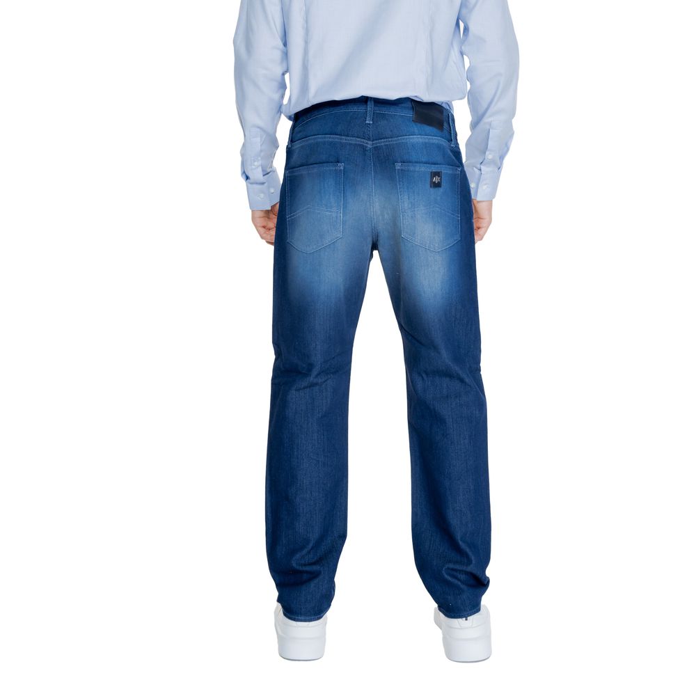 Pantaloni skinny in cotone blu