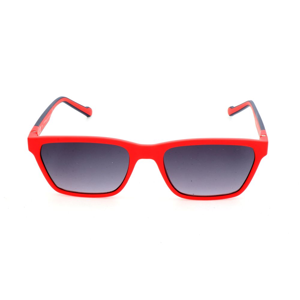 Occhiali da sole in acetato rosso
