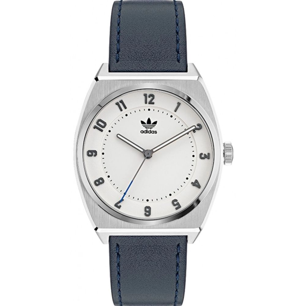 Orologio in pelle blu