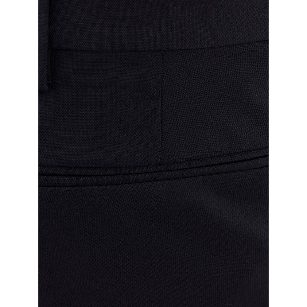 Pantaloni di lana neri