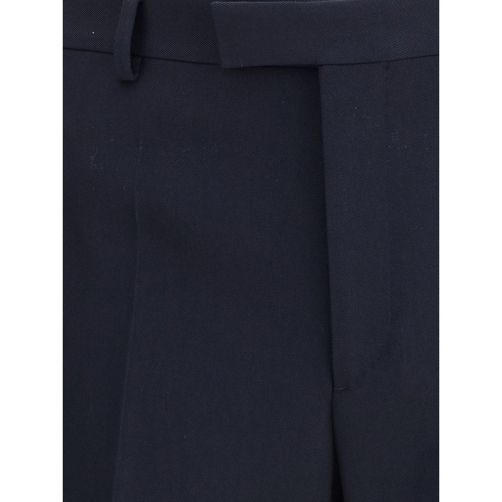 pantaloni di lana vergine