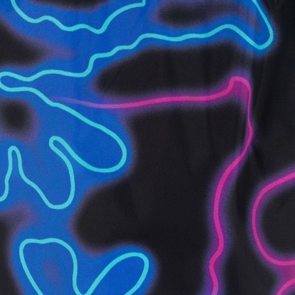 Pantaloncini da bagno con stampa neon