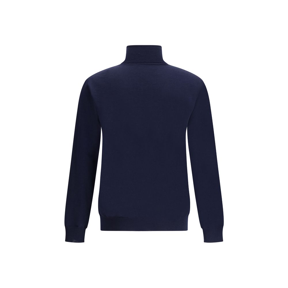 Maglione a collo alto in lana vergine