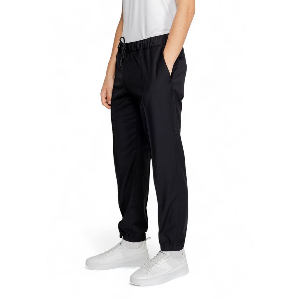 Pantaloni in poliestere nero
