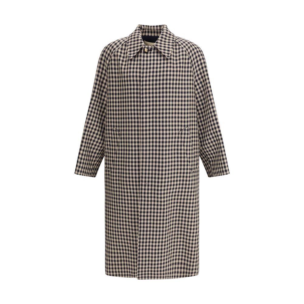 Cappotto a quadri Vichy