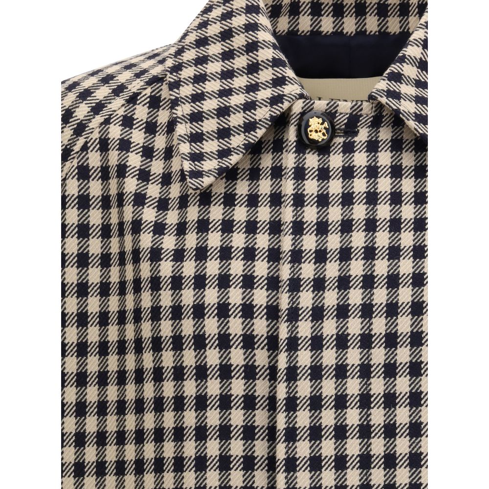 Cappotto a quadri Vichy