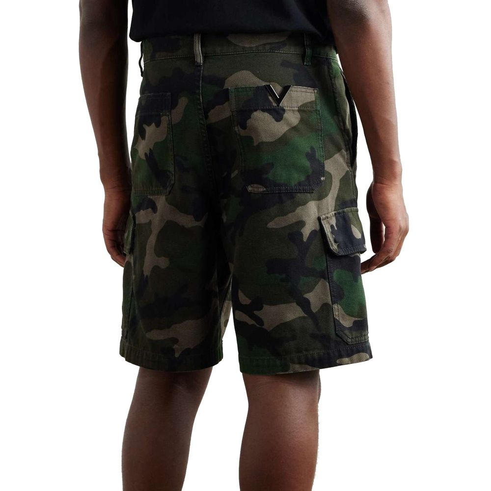 Pantaloncini cargo mimetici