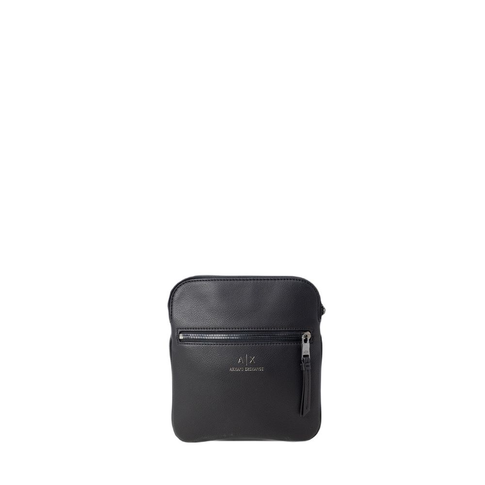 Borsa a tracolla in poliestere nero