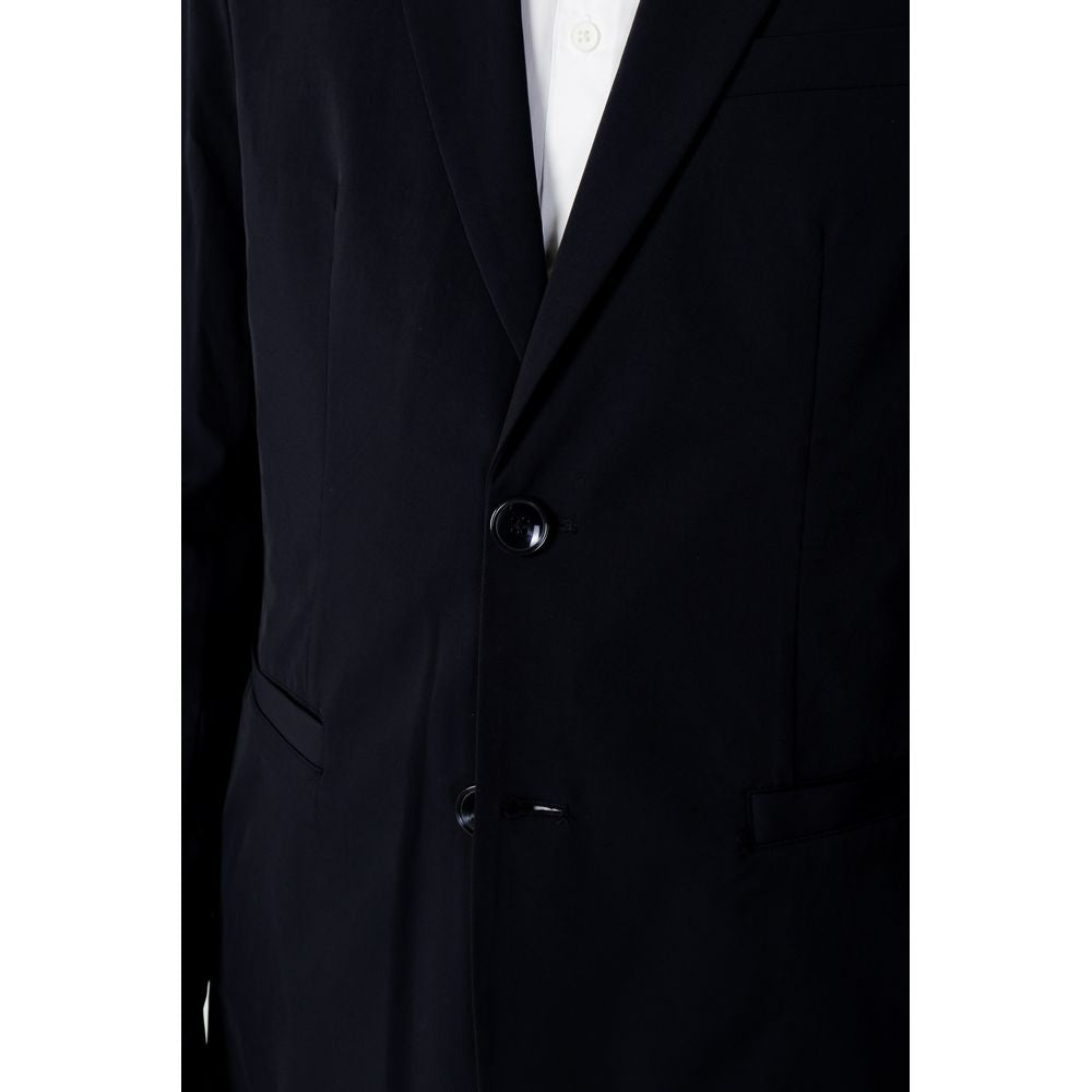 Blazer in cotone blu