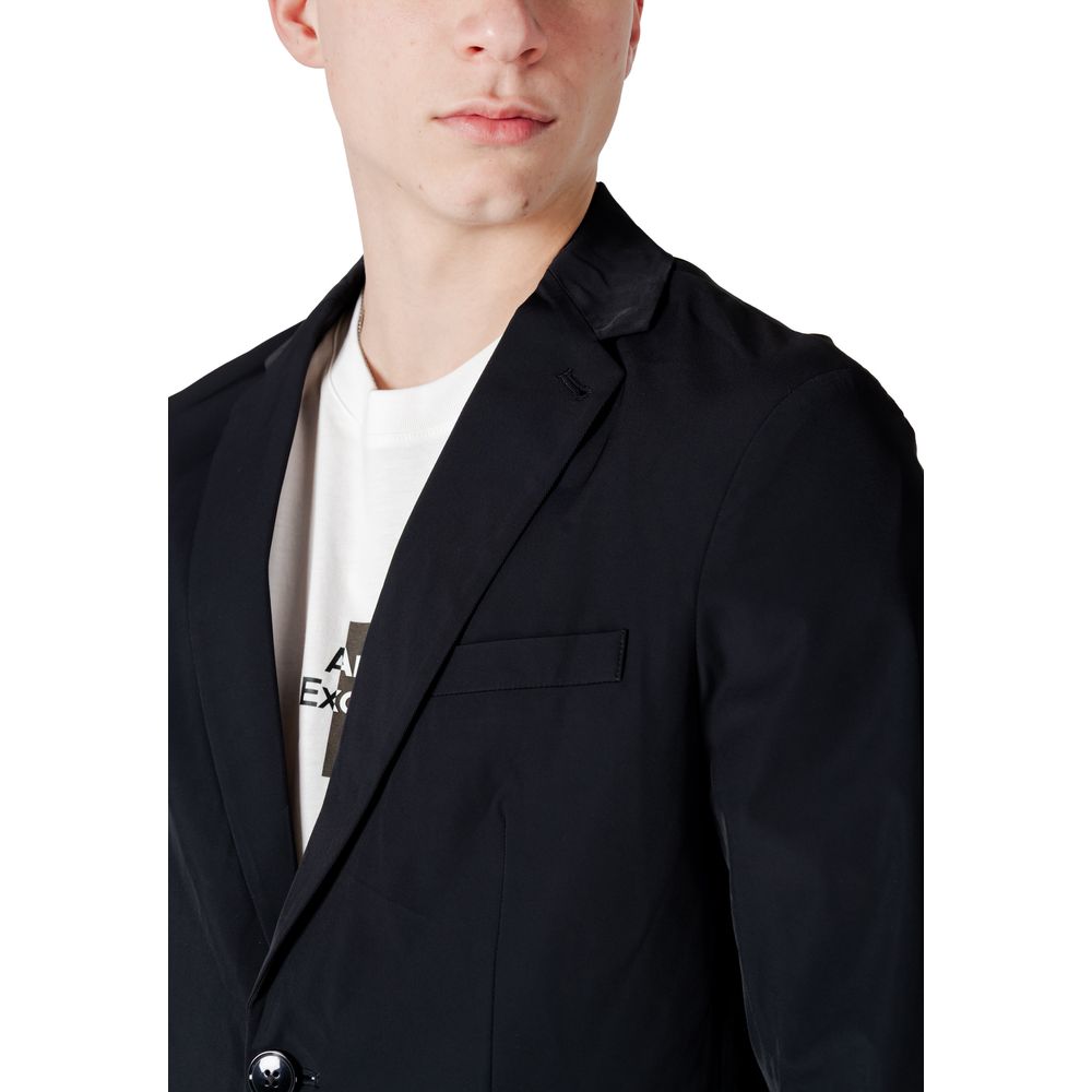 Blazer in cotone nero