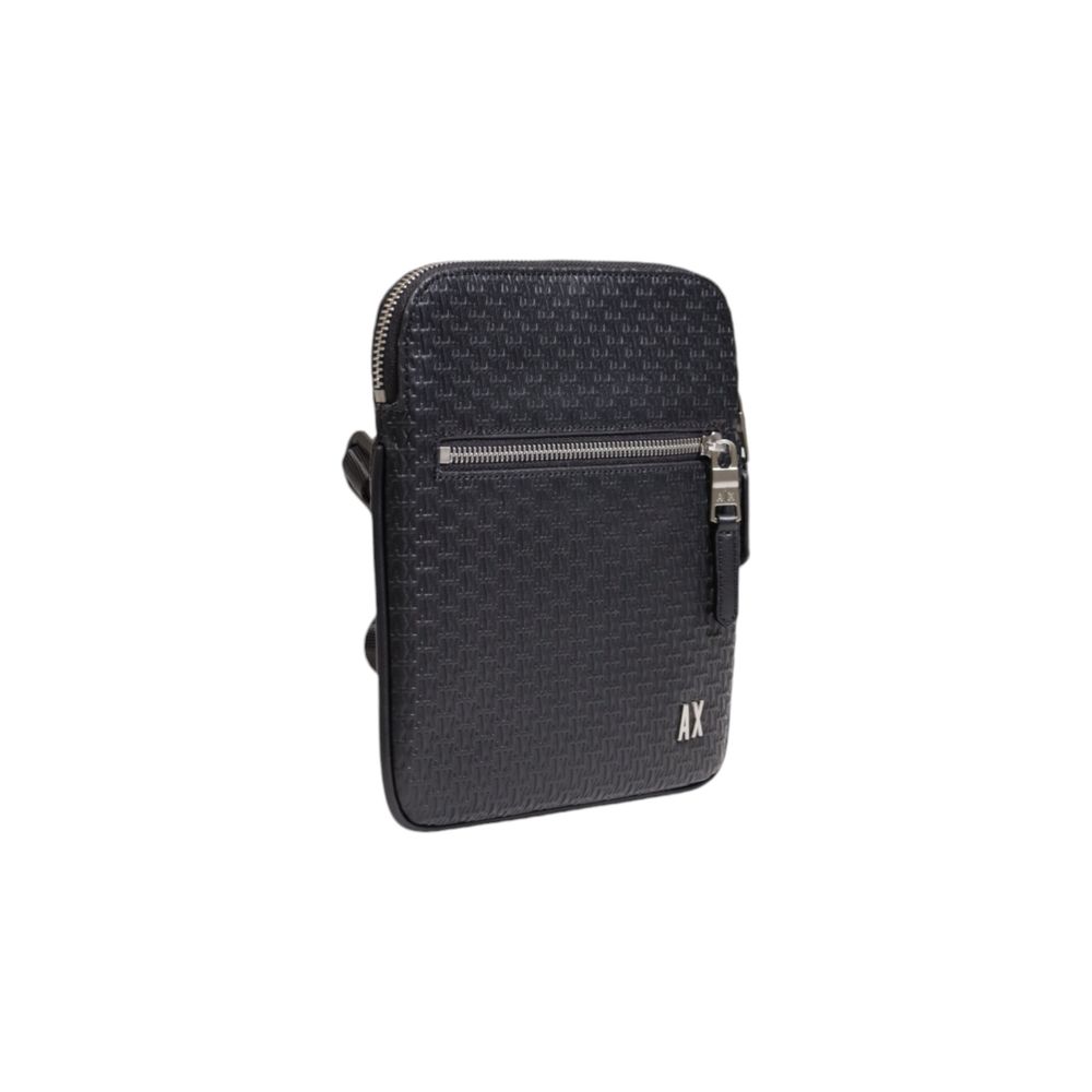 Borsa a tracolla in poliestere nero