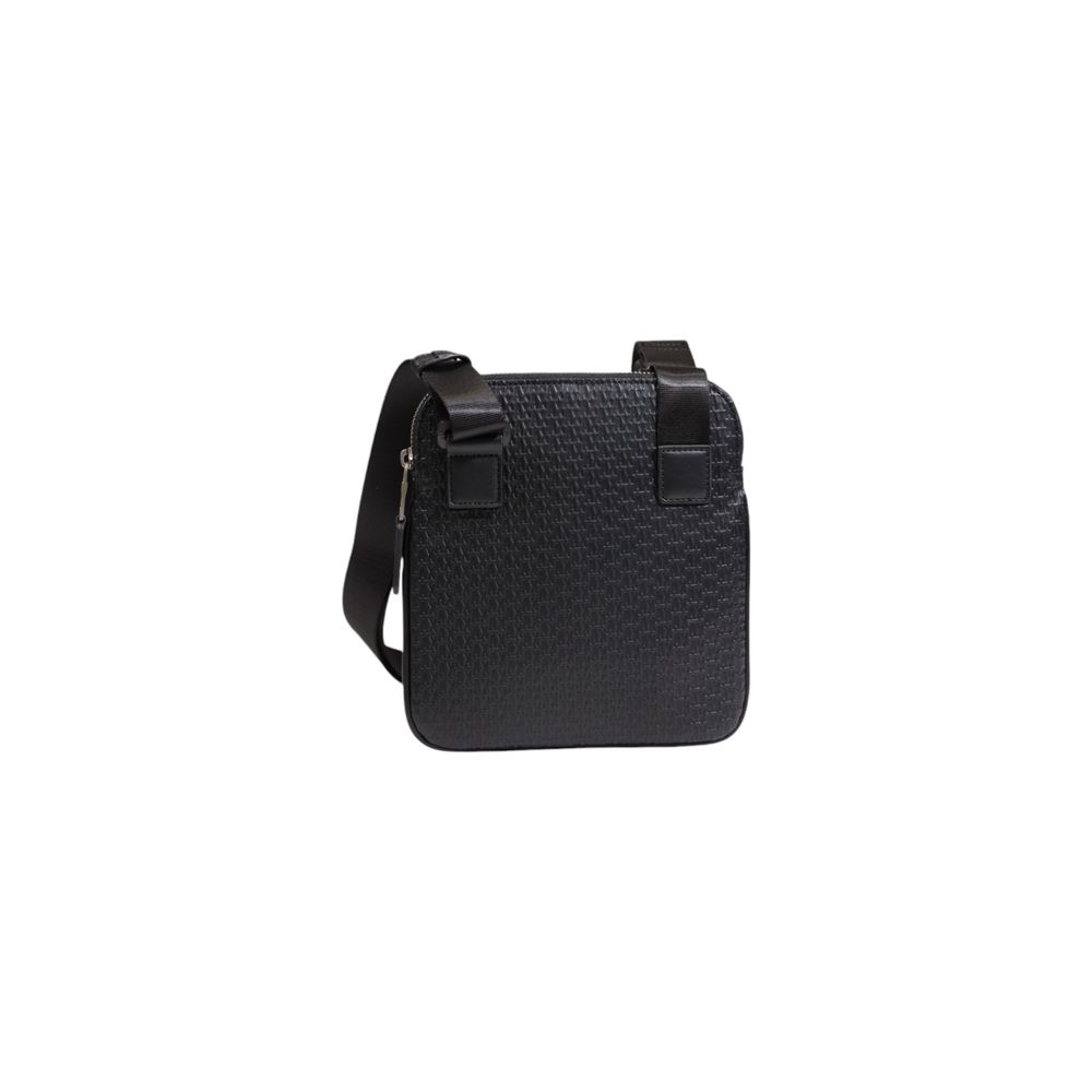 Borsa a tracolla in poliestere nero