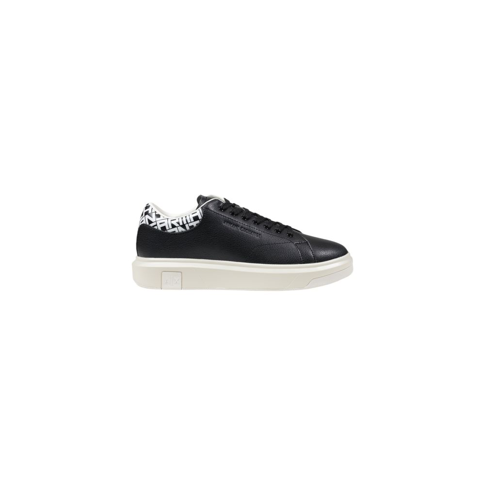 Sneaker in pelle bianca e nera