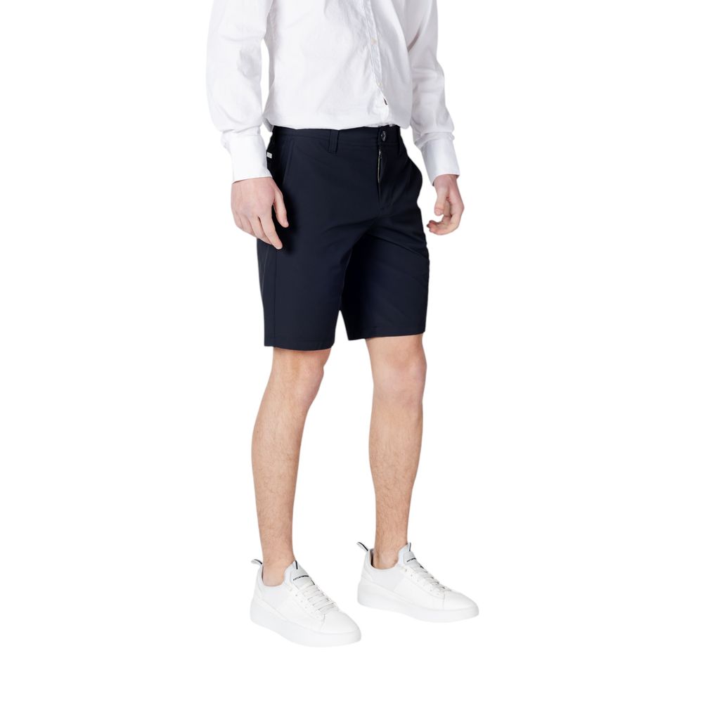 Bermuda in poliammide blu