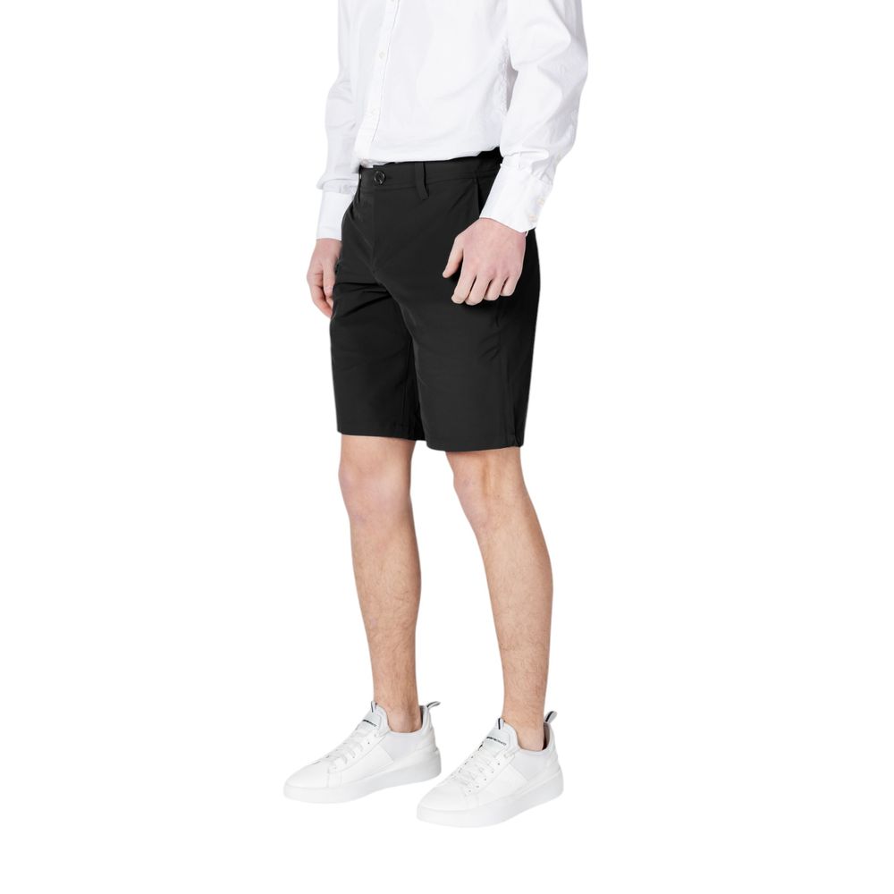 Bermuda in poliammide nero