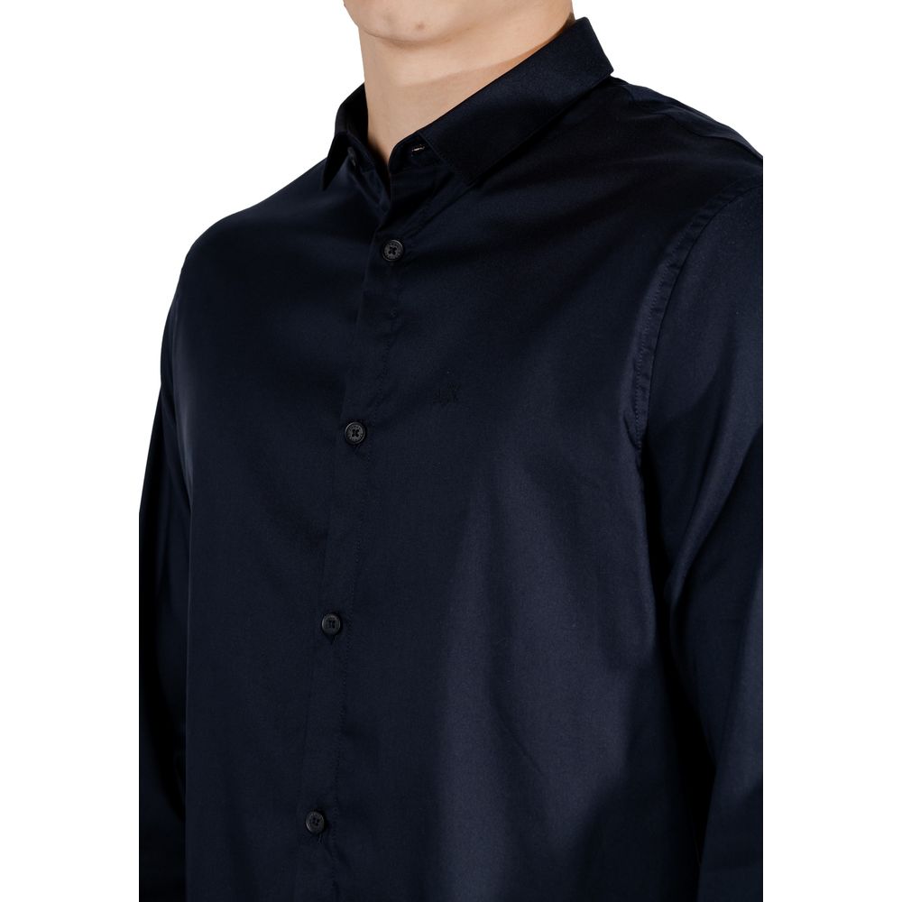 Camicia in lyocell blu