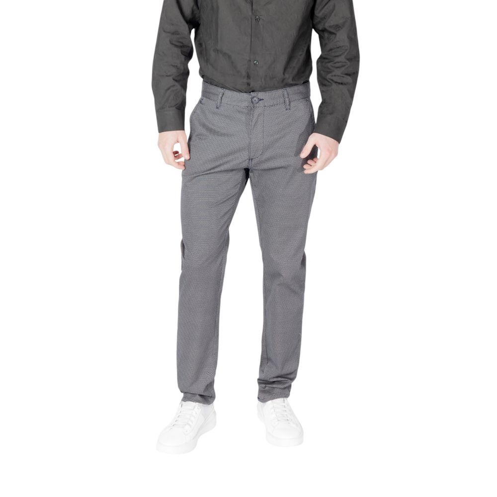 Pantaloni skinny in cotone blu