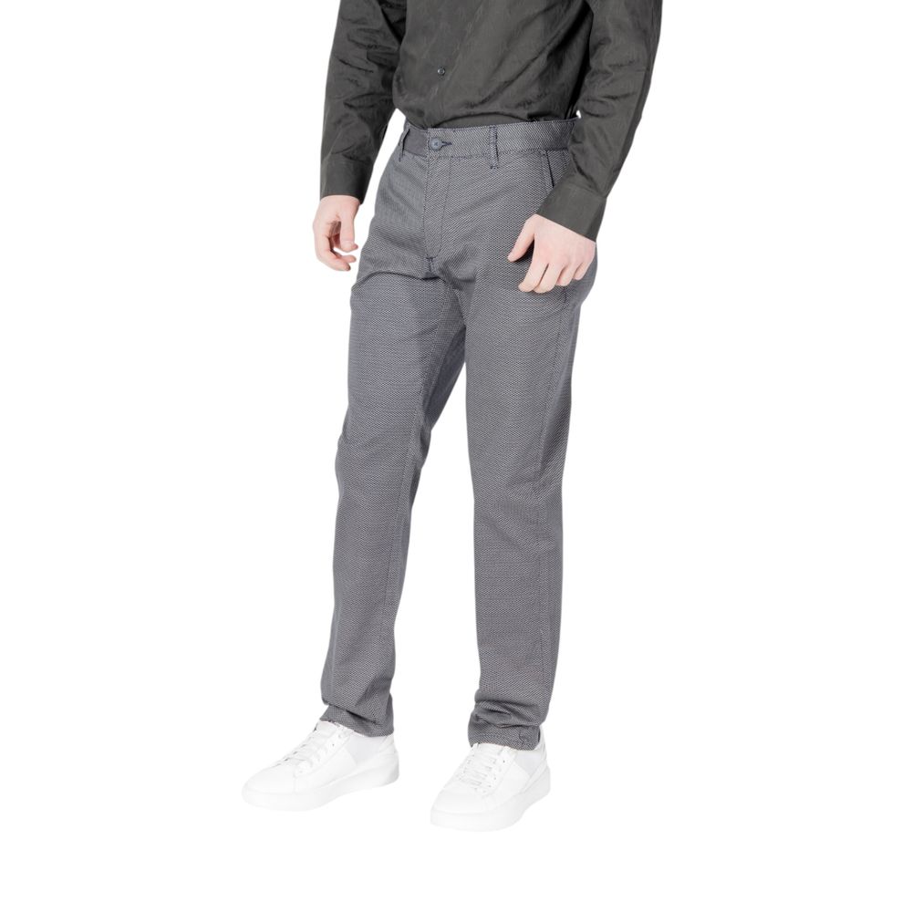 Pantaloni skinny in cotone blu