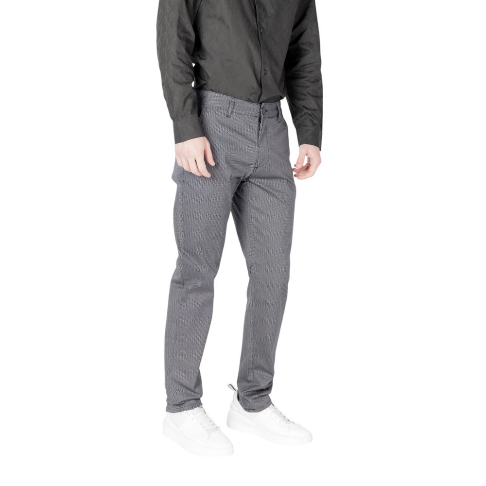 Pantaloni skinny in cotone blu