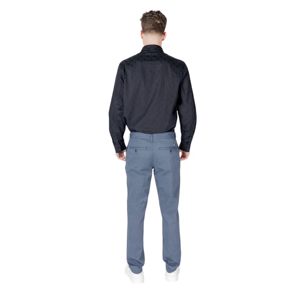 Pantaloni skinny in cotone blu