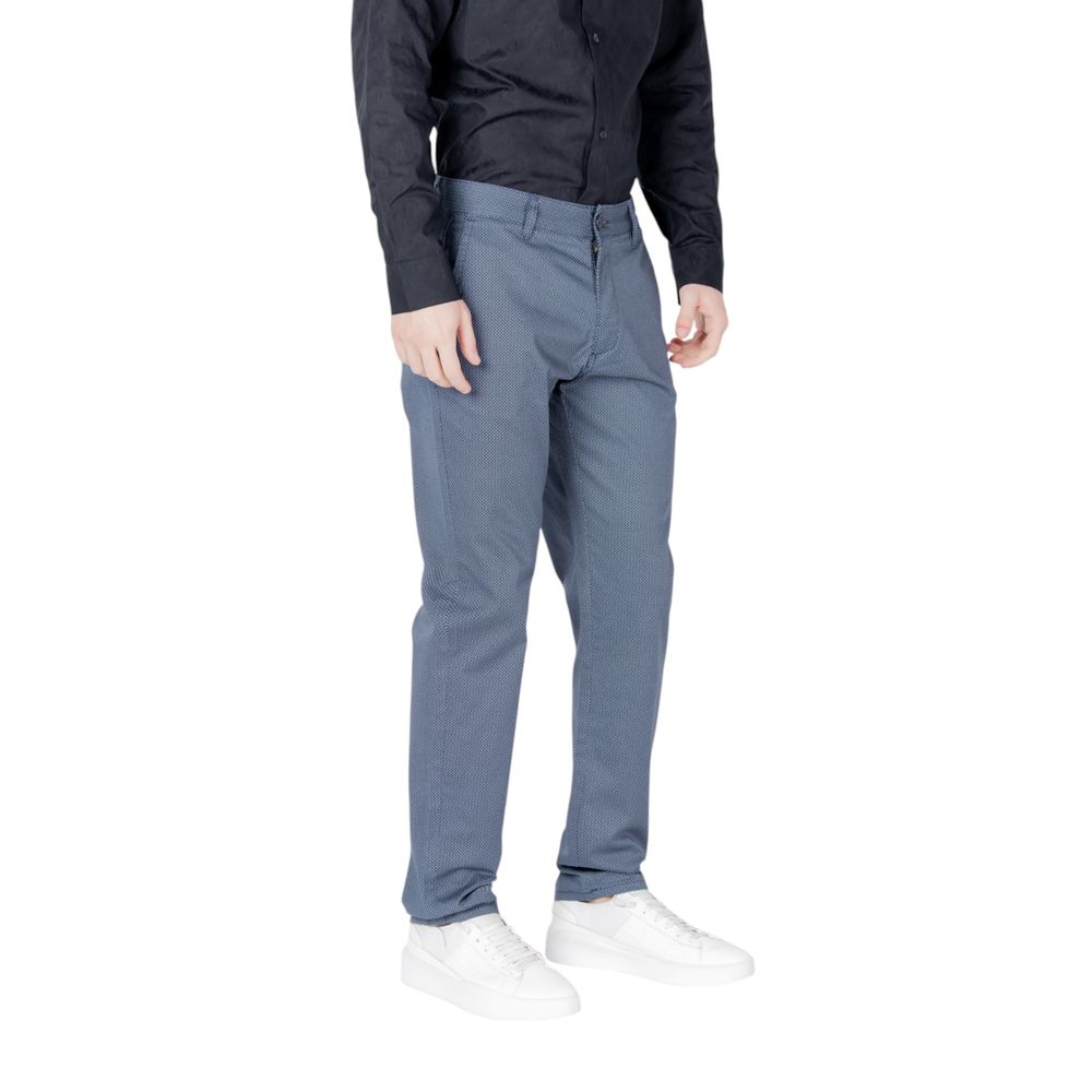 Pantaloni skinny in cotone blu