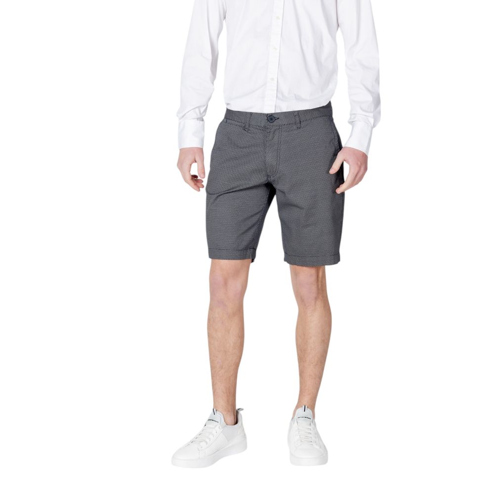 Pantaloncini in cotone blu