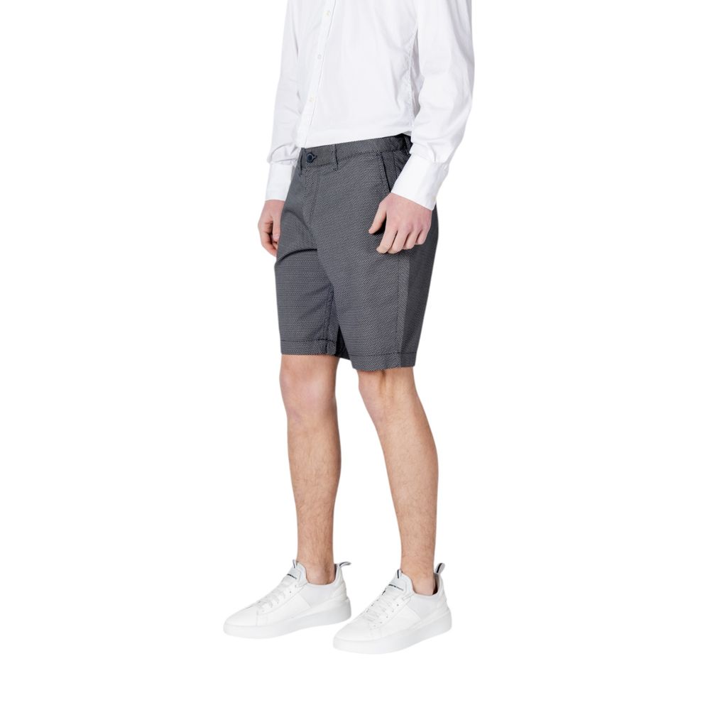Pantaloncini in cotone blu