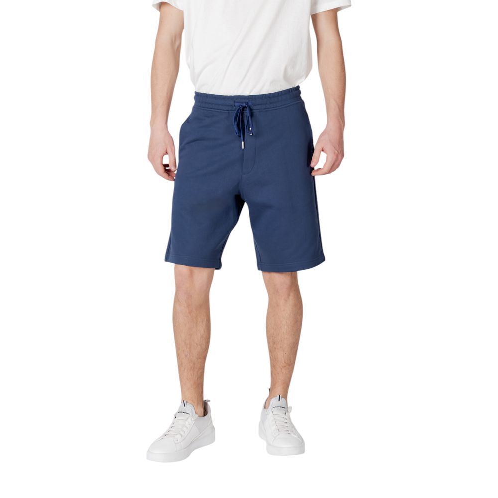 Bermuda di cotone blu