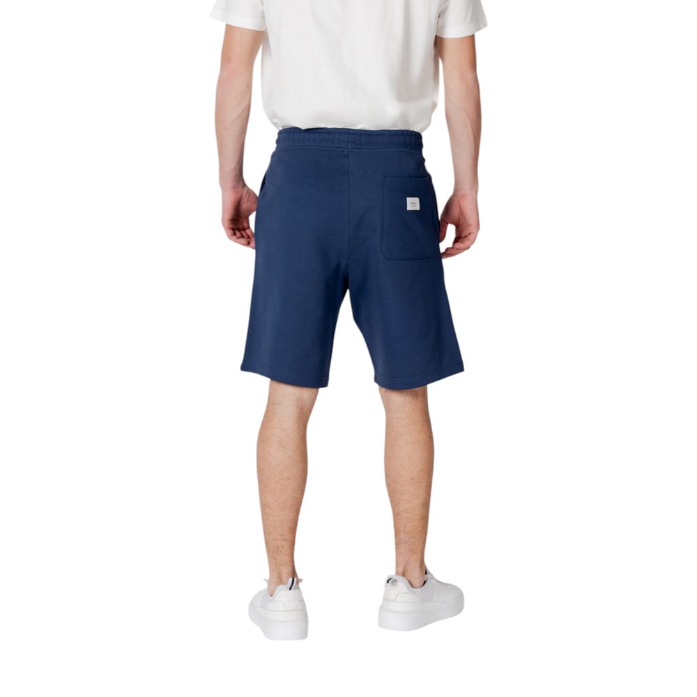 Bermuda di cotone blu