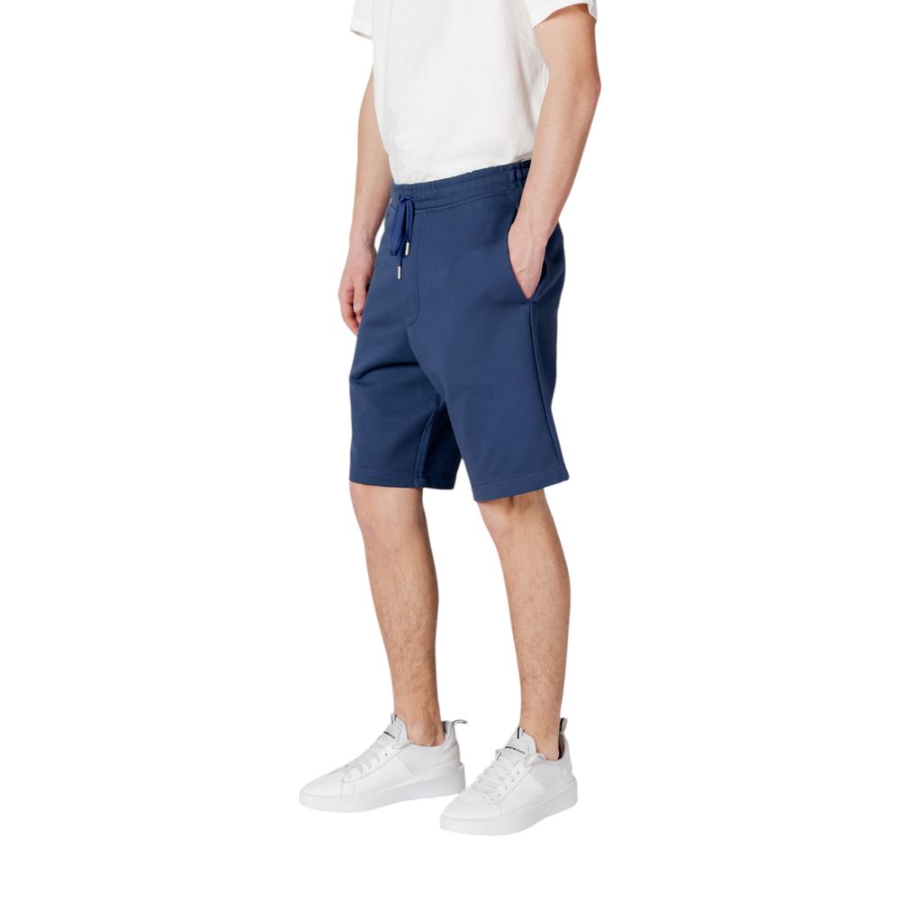 Bermuda di cotone blu