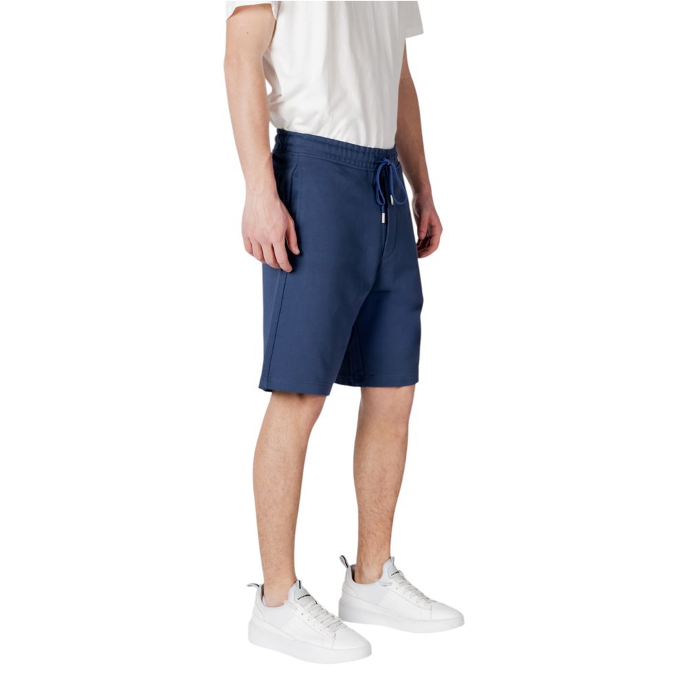 Bermuda di cotone blu