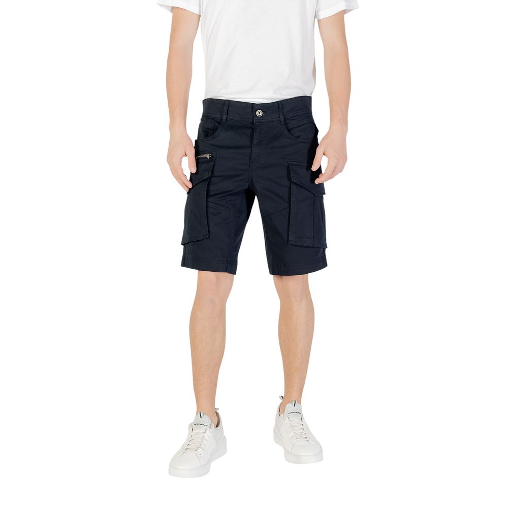 Bermuda di cotone blu