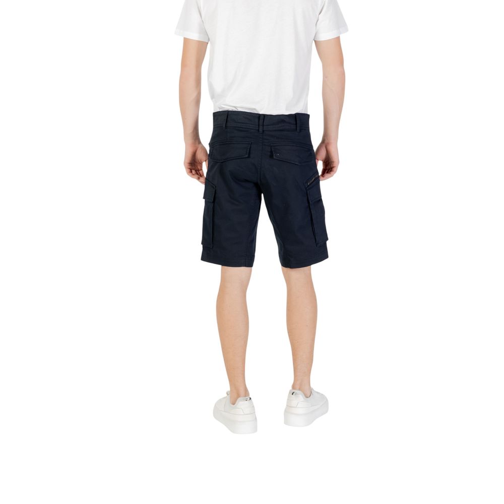 Bermuda di cotone blu